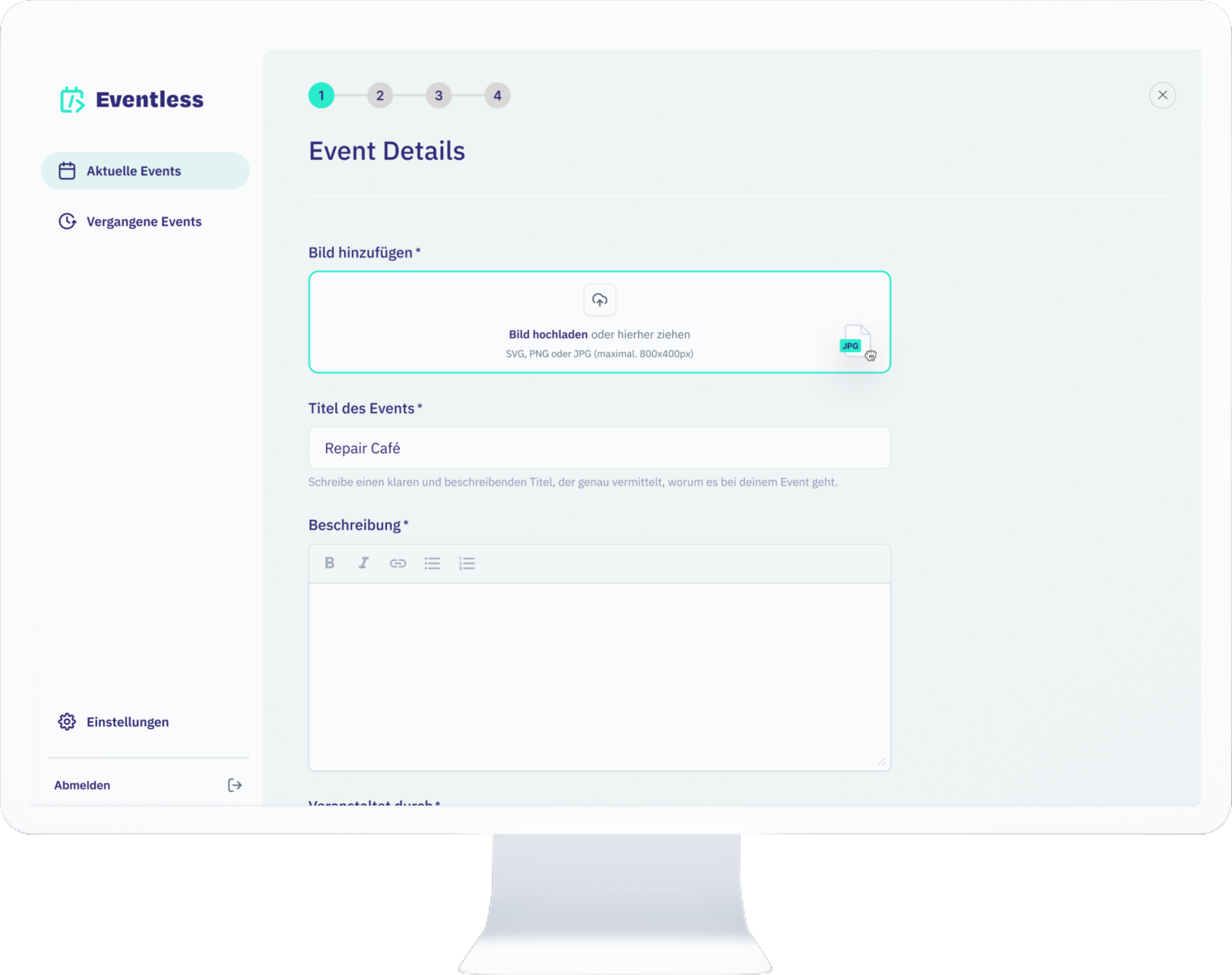 Eventless event editor